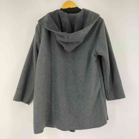 ショコラフィネローブ chocol raffine robe 2wayフード裏ボアミディ丈コーディガン レディース FREE